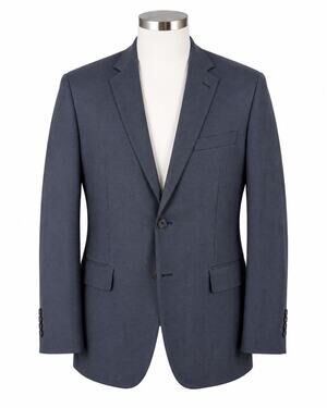 Perry Ellis Portfolio Blue Classic Fit Sport Coat Blazer - Size 40R/42R